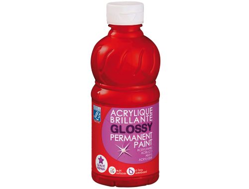 Pintura acrilica l&b brilho vermelho primario boiao de 250 ml , L&b , 63160 , 3013643012559